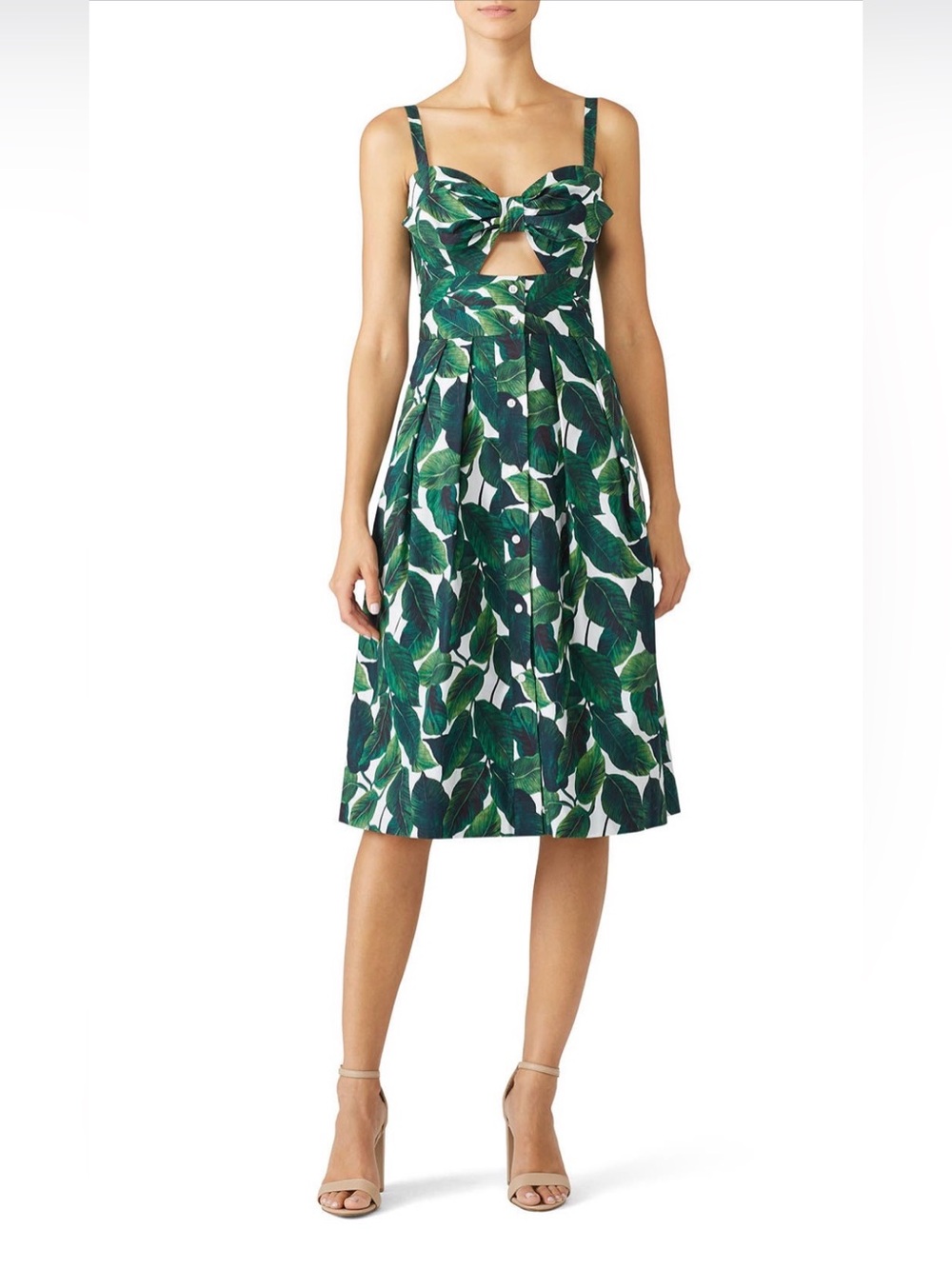 Milly Banana Leaf Jordan Dress